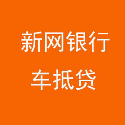 新安新网银行车抵贷